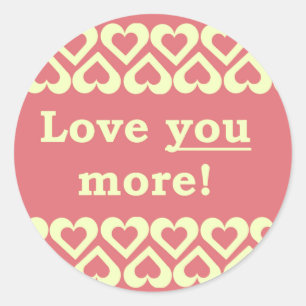 Sticker Rond Aimez-vous davantage !