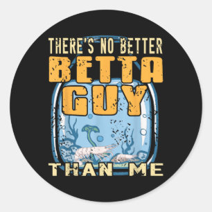 Sticker Rond Ain’t Anybody Betta than Me Funny Shrimp Aquarium