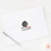 Sticker Rond Aint No Saint (Enveloppe)