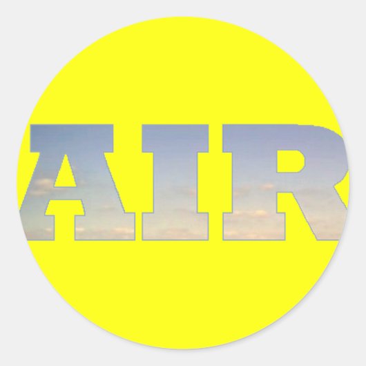 Sticker Rond Air (Devant)