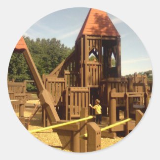 Sticker Rond Aire de jeu