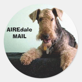 Sticker Rond AIREdale