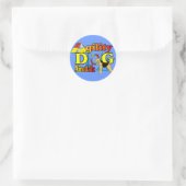 Sticker Rond Airedale_Cadeaux D'Agilité (Sac)