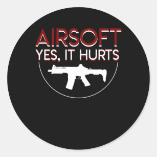 Autocollants Stickers Airsoft Zazzle Be