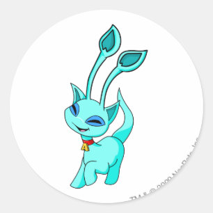 Sticker Rond Aisha Blue