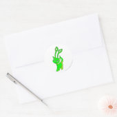 Sticker Rond Aisha brillant (Enveloppe)