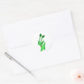 Sticker Rond Aisha Green (Enveloppe)