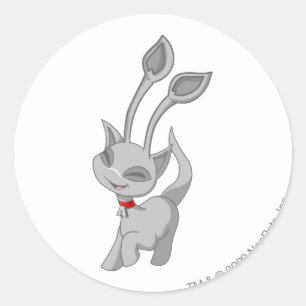 Sticker Rond Aisha Silver