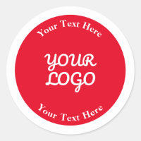 Ajouter un logo modifiable rouge et blanc avec bor