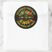 Sticker Rond Ajouter un nom Modifier le texte Junetten Sunflowe (Sac)