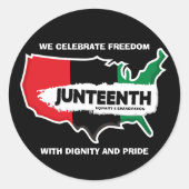 Sticker Rond Ajouter un nom Modifier le texte USA Carte Junette (Devant)