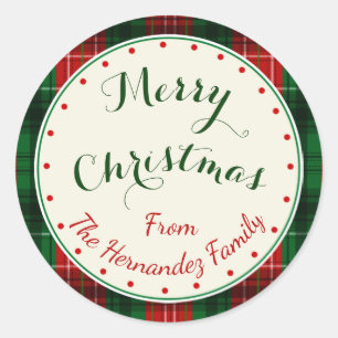 Sticker Rond Ajouter Un Texte Amusant Fun Noël Planté