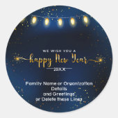 Sticker Rond Ajouter une année Famille Détails de l'organisatio (Devant)