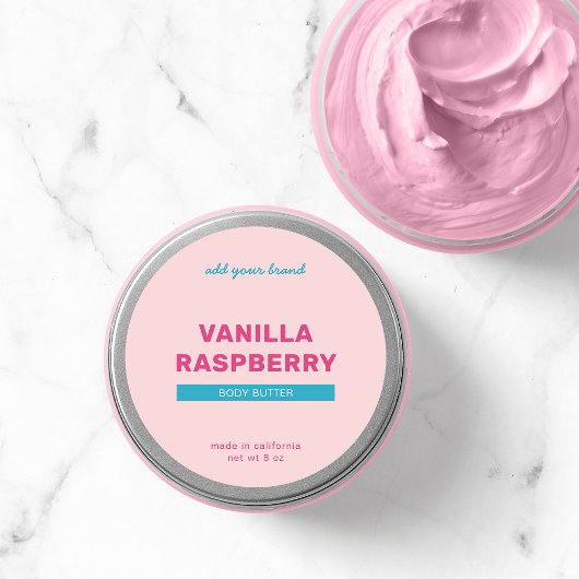 Sticker Rond Ajouter une marque entièrement personnalisée Coule