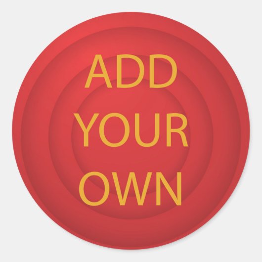Sticker Rond Ajouter votre propre (Devant)