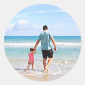 Sticker Rond Ajouter votre propre photo et/ou texte