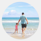 Sticker Rond Ajouter votre propre photo et/ou texte (Devant)