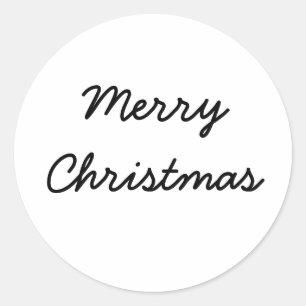 Sticker Rond ajoutez votre photo personnalisée Noël