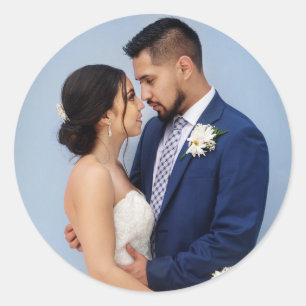 Sticker Rond Ajoutez Votre Propre Image Photo Personnalisée