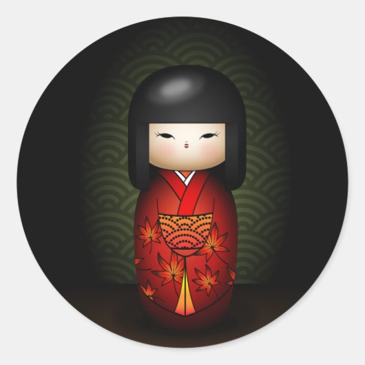 Sticker Rond Akiko (Devant)