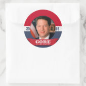 STICKER ROND AL GORE 2016 (Sac)