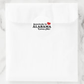 Sticker Rond Alabama (Sac)