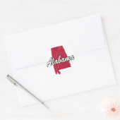 Sticker Rond Alabama (Enveloppe)