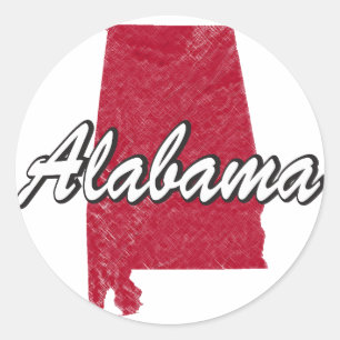 Sticker Rond Alabama