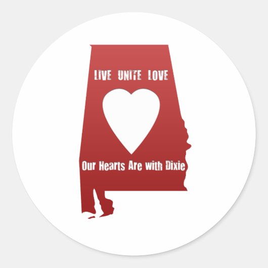 Sticker Rond Alabama Tornado (Devant)