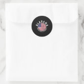 Sticker Rond Alabama Vintage (Sac)