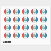 Sticker Rond Alagoas (Feuille)