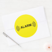 STICKER ROND ALARME (Enveloppe)