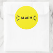STICKER ROND ALARME (Sac)