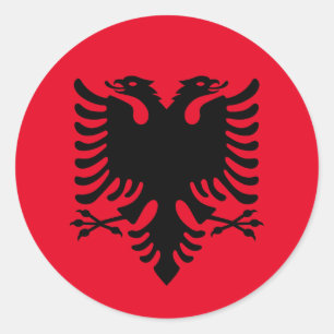 Sticker Rond Albanie