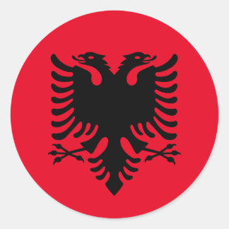 Sticker Rond Albanie