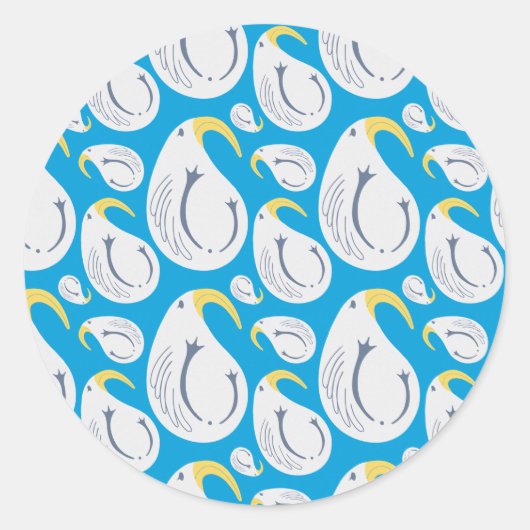 Sticker Rond Albatros (Devant)