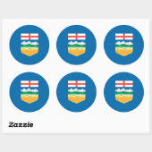 STICKER ROND ALBERTA (Feuille)