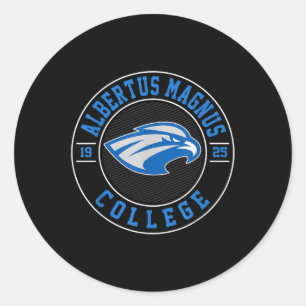 Sticker Rond Albertus Magnus College Arch Design Vintage Pour M