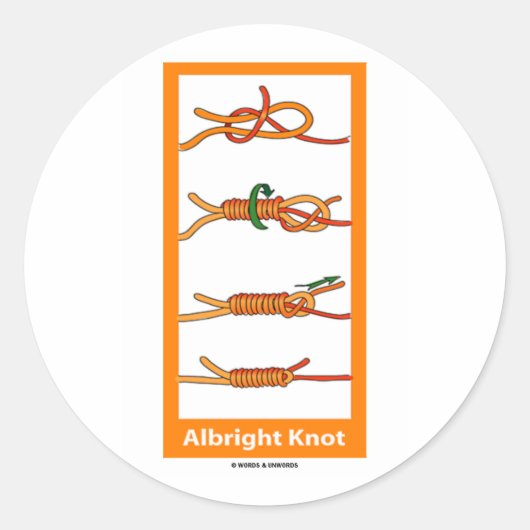 Sticker Rond Albright Knot (Devant)