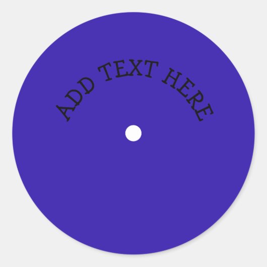 Sticker Rond Album personnalisé (Devant)