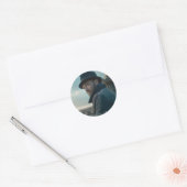 Sticker Rond Albus Dumbledore Photo (Enveloppe)
