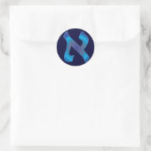 Sticker Rond Aleph (Sac)