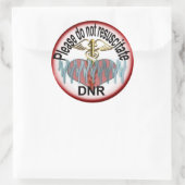 Sticker Rond Alerte DNR (Sac)