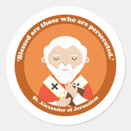Sticker Rond Alexandre de Jérusalem (Devant)