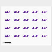 STICKER ROND ALF (Feuille)