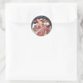 Sticker Rond Alfons Mucha 1898 Danse (Sac)