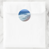 Sticker Rond Algarve Beach, Portugal (Sac)