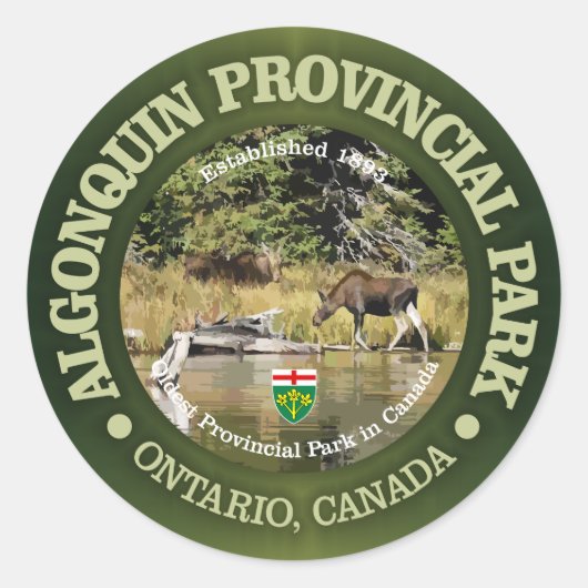 Sticker Rond Algonquin PP (Devant)