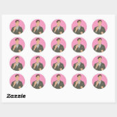 Sticker Rond Algues (Feuille)