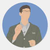 Sticker Rond Algues (Devant)